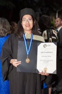 Gelin Cermeño, becada de FUNJOSE en la carrera de Maestría en Administración y Supervisión en Servicios de la Calidad